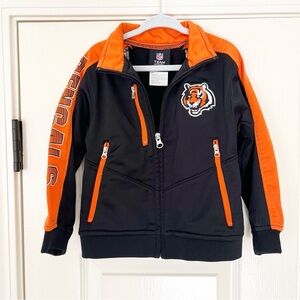 Toddler Cincinnati Bengals Track Jacket black and orange 3T
